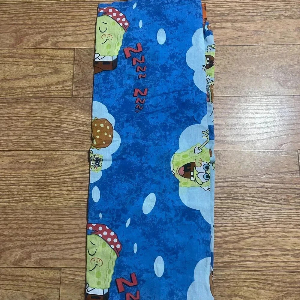 y2k Spongebob Flat Twin Bed Sheet